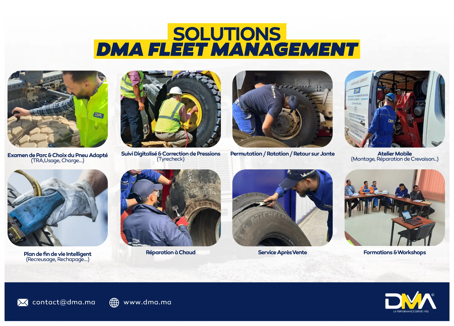 9) Les solutions DMA Fleet Management pour chantier / mines / carrières
